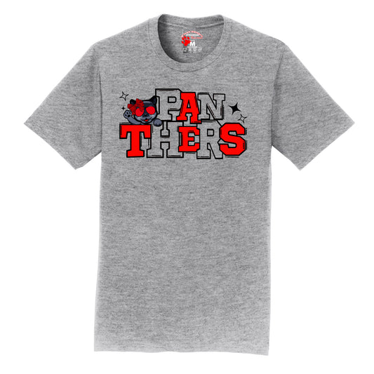 Block font Panthers T-shirt (Youth / Adult)