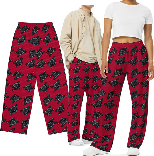 All-Over Printed Wide Leg PJ Pants (ADULTS)