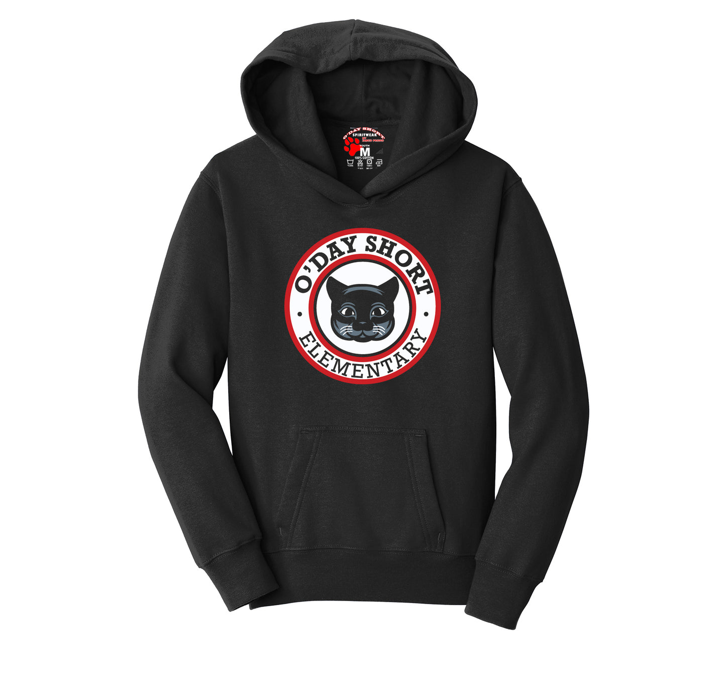 O'Day Short Black Hoodie (Adult/Youth)