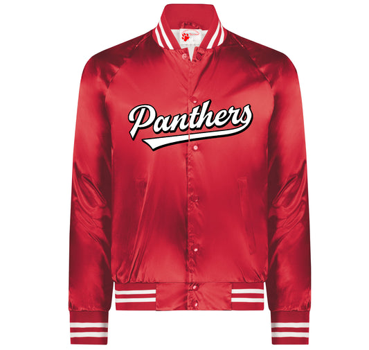 Baseball Jacket Red Satin (Adult)