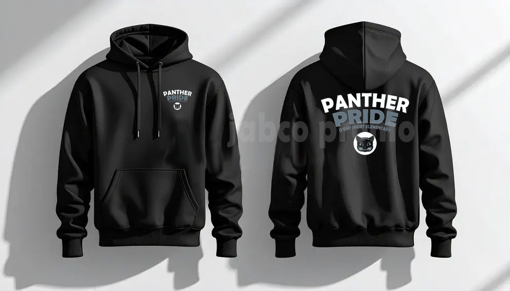 Black Hoodie Panther Pride (adult/youth)