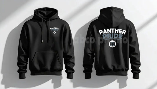 Black Hoodie Panther Pride (adult/youth)