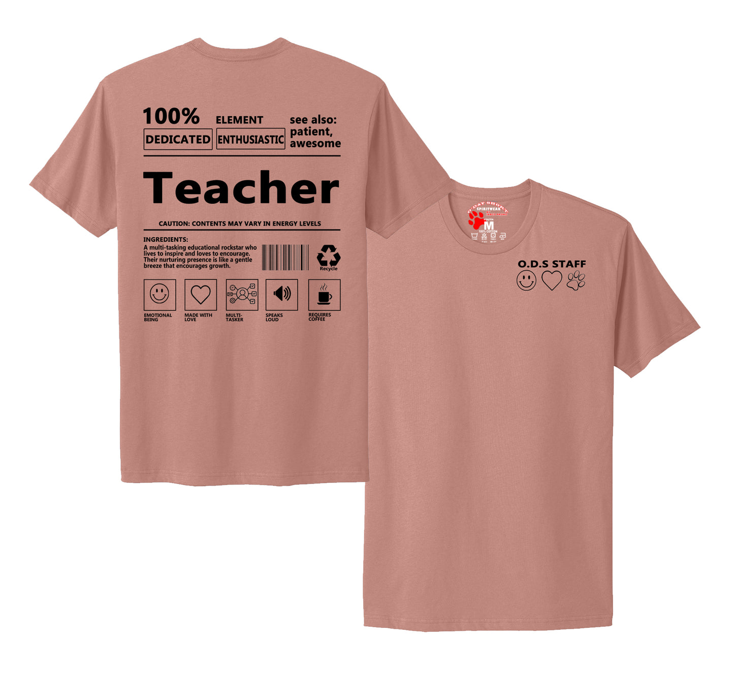 TEACHER tee (fun facts)
