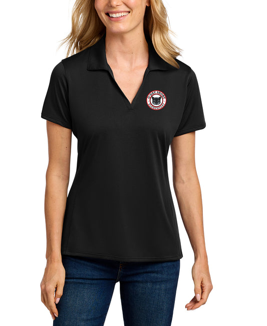 Adult Ladies Vneck Polo