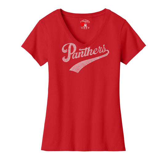 Panthers Spangles V-neck