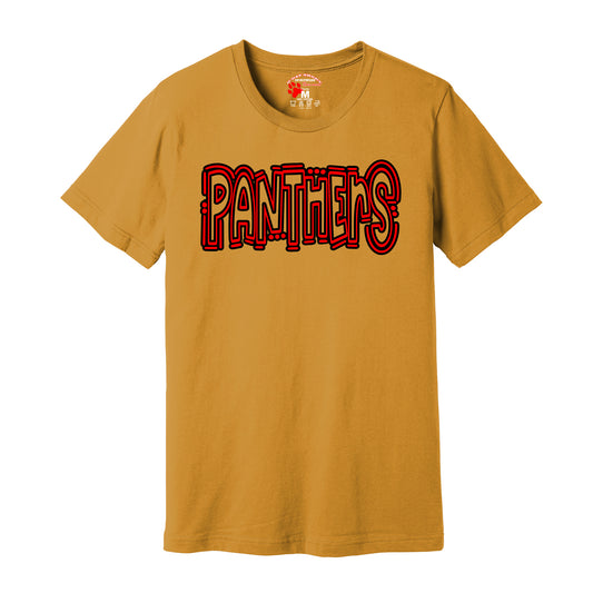 Bold Panthers Print T-shirt (Adult/Youth)