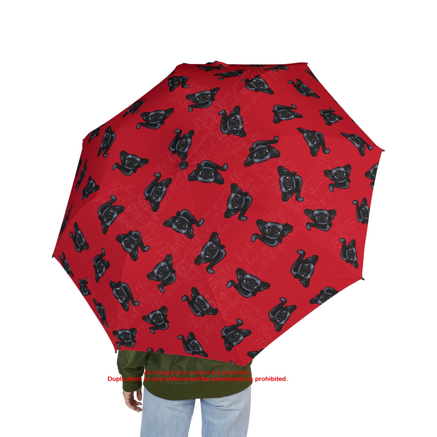 O'Day Short Panther Umbrella, semi automatic & foldable